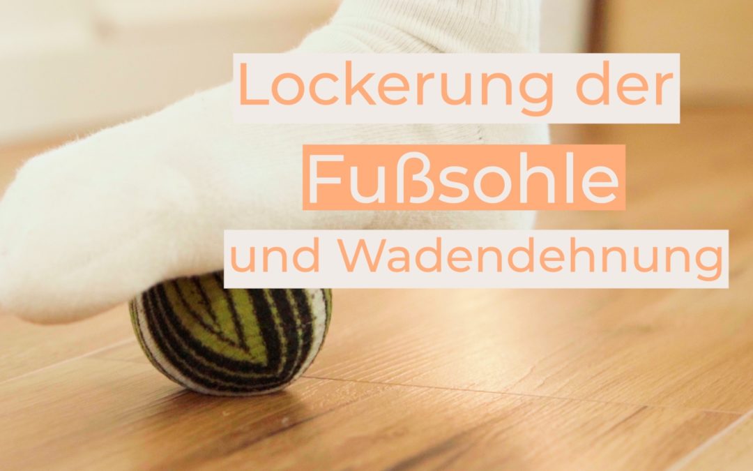 Feel good fängt mit den Füßen an