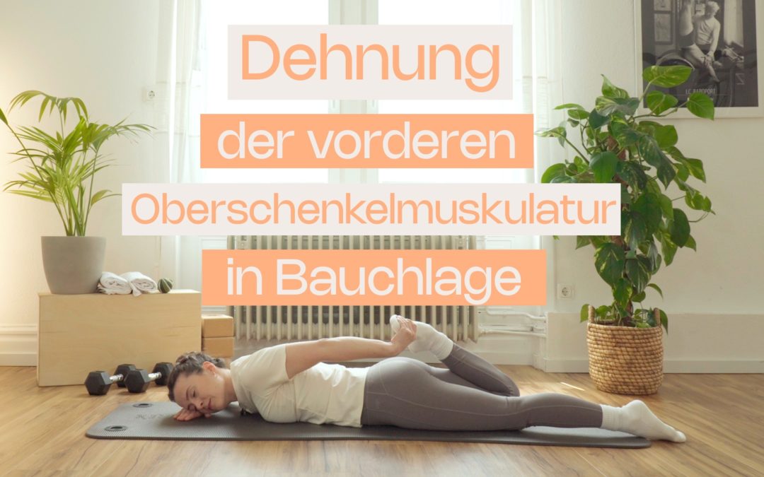 Dehnung der vorderen Oberschenkelmuskulatur