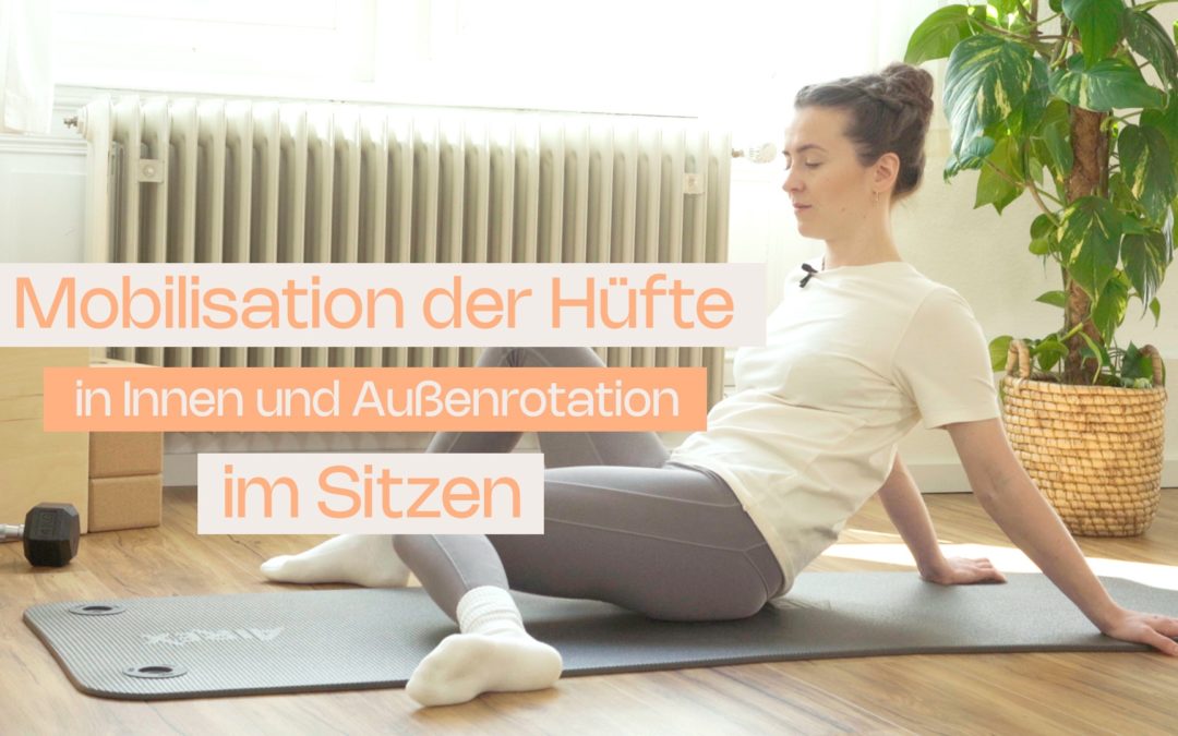 Mobilisation der Hüfte in Innen- und Außenrotation